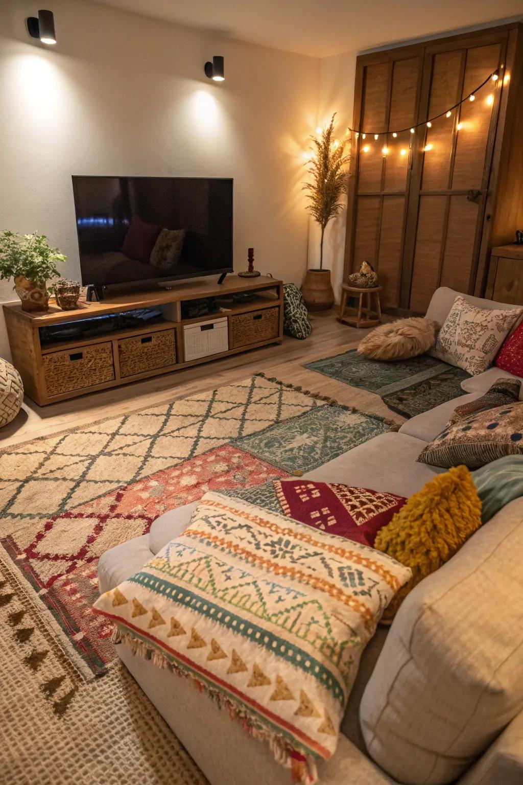 Textiles impart warmth and comfort to any setting.