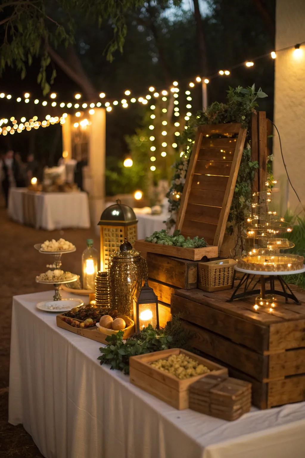 Highlight your best-selling items with ambient lighting that draws in the crowd. 💡✨ #VendorMagic #LightingDesign