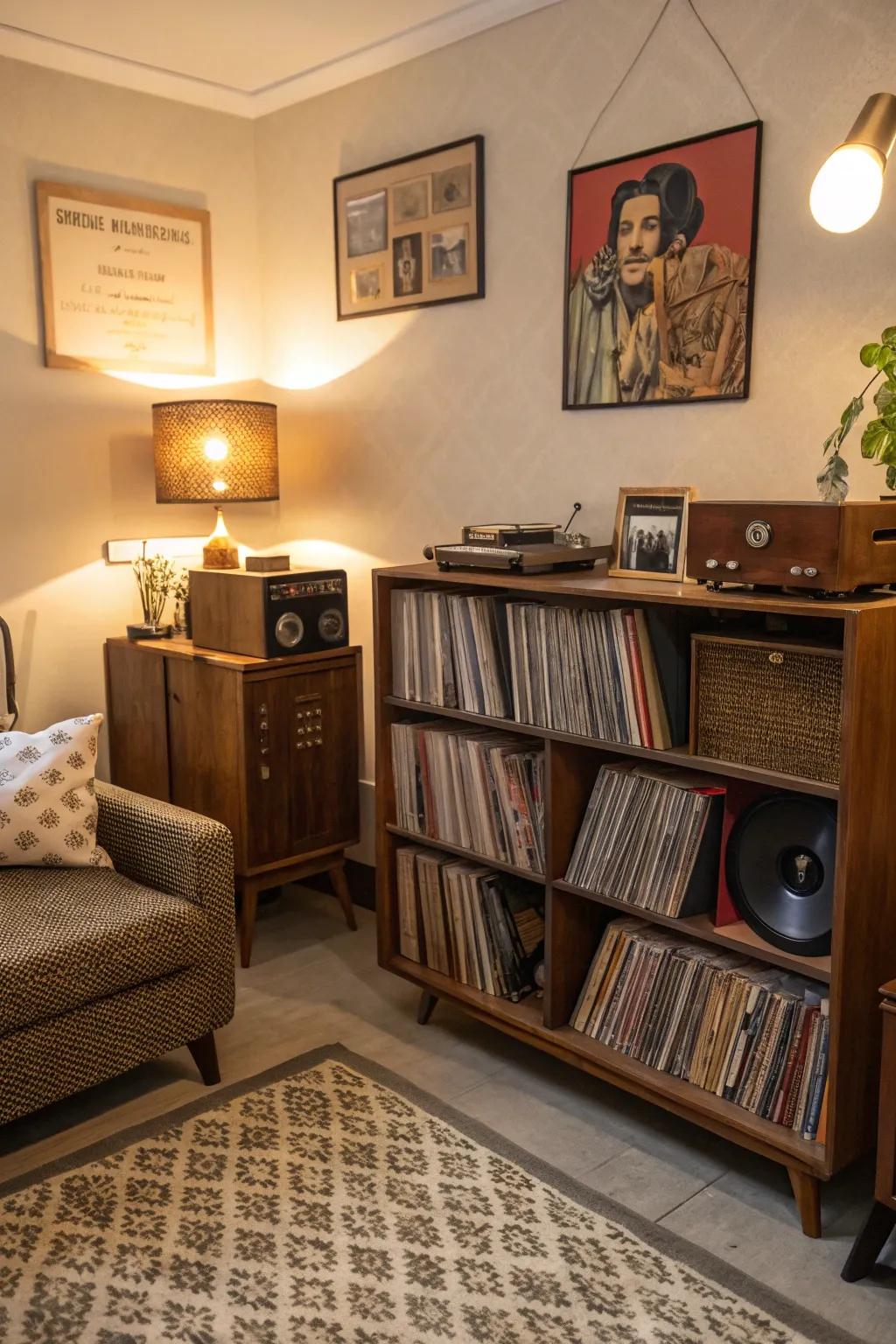 Elevate your retro-themed areas with iconic vinyl circles.