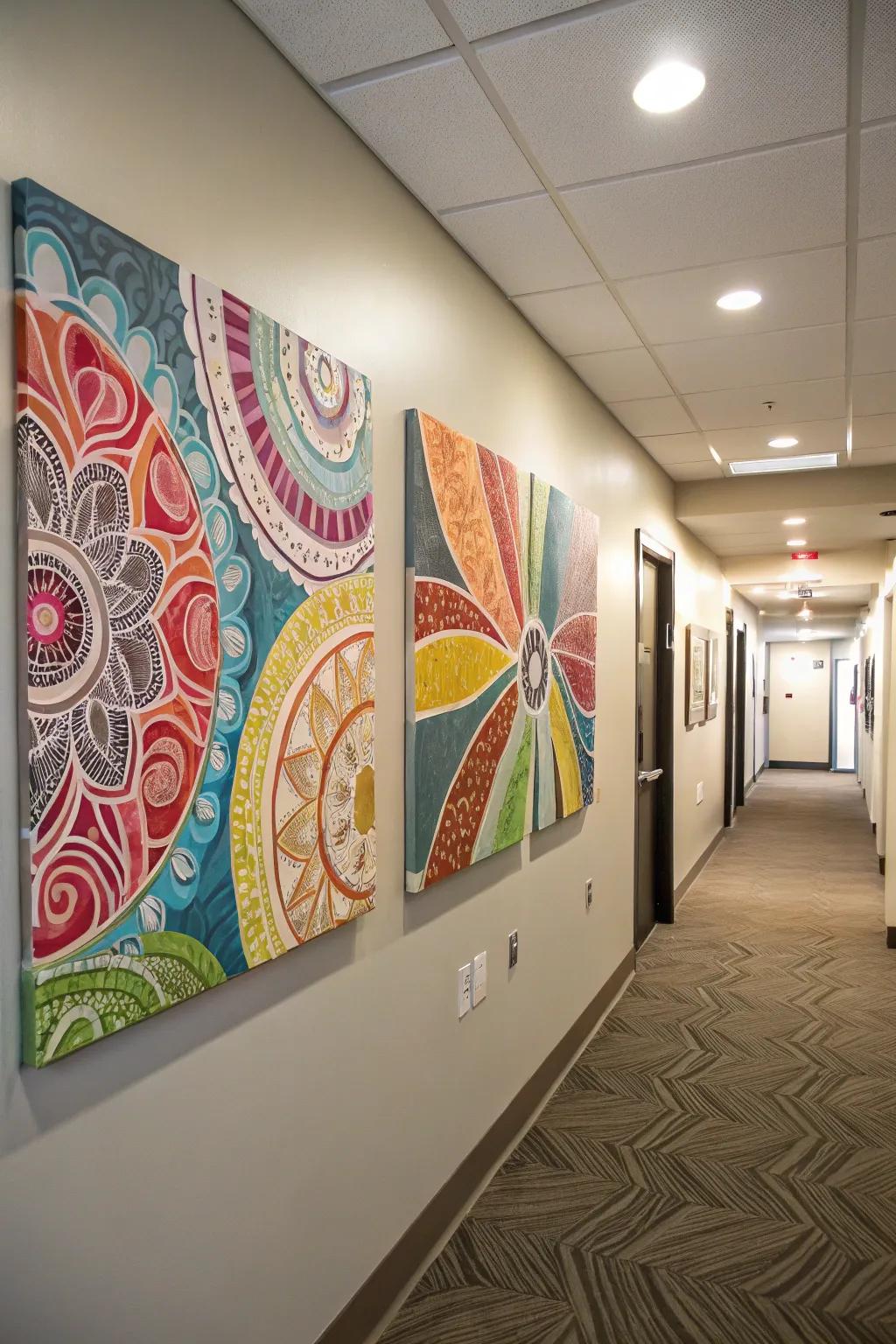 DIY art creates personal decor.