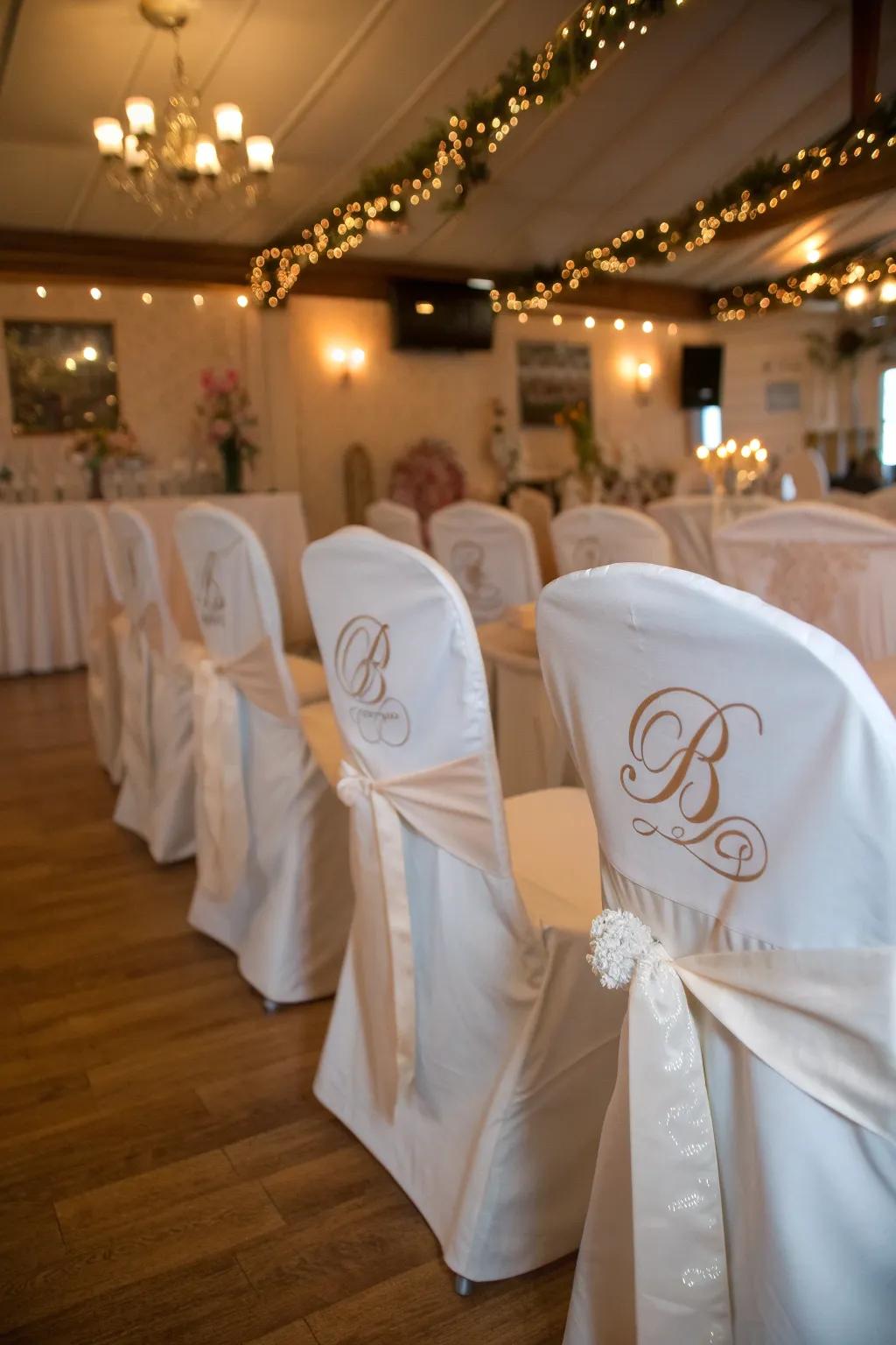 Personalized seating decorations make your attendees feel cherished.