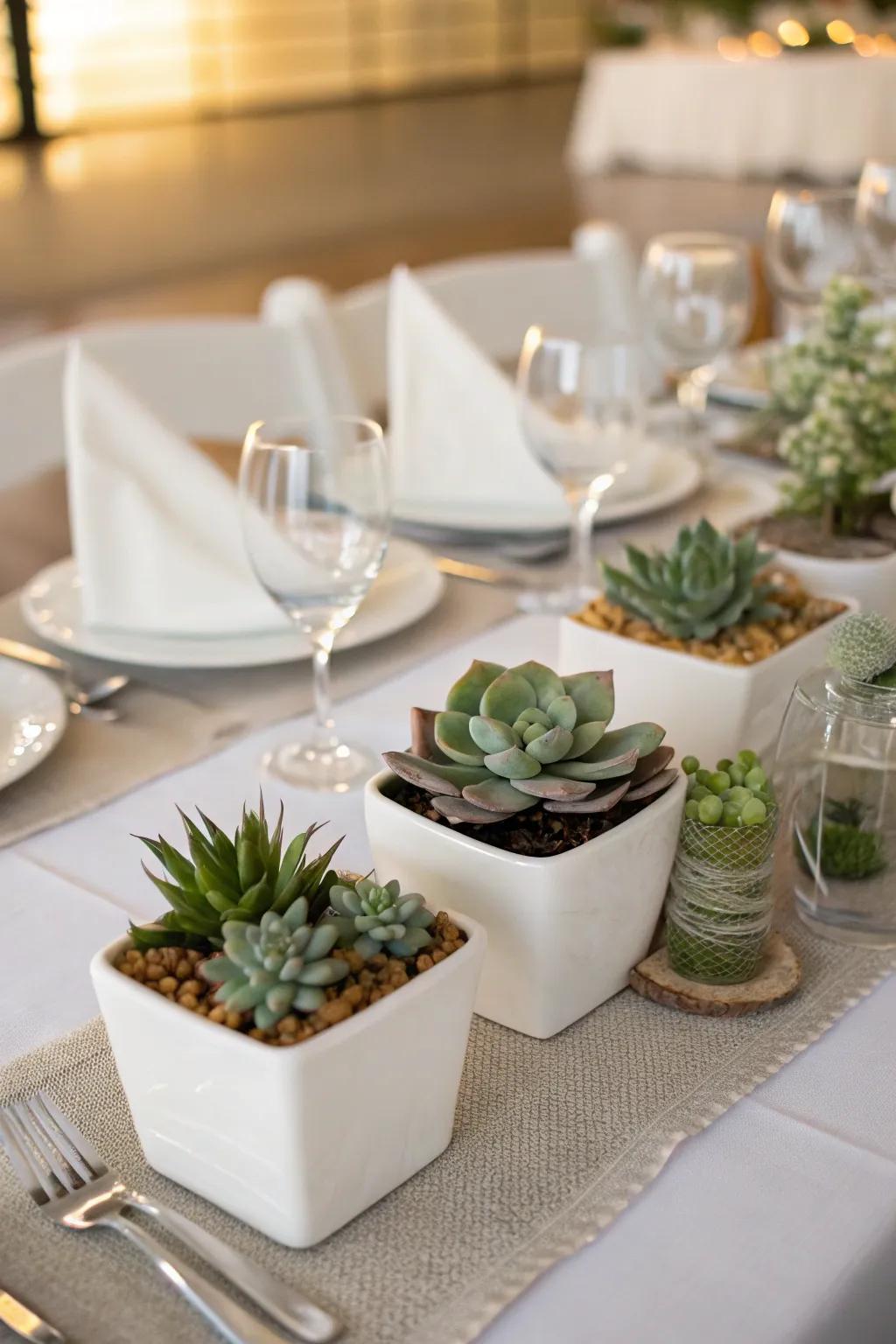 Sustainable selections infusing natural splendor onto the table