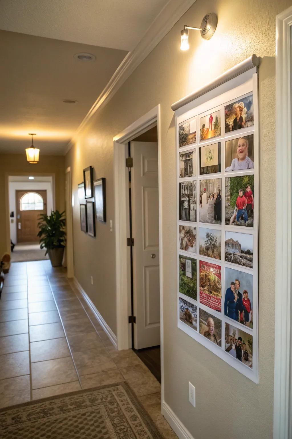 Photo montages honor shared memories.