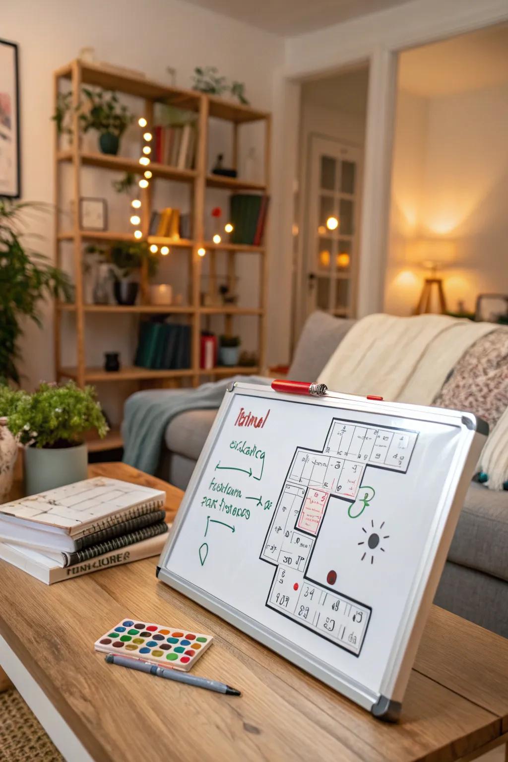 Engaging additions on a display board welcome display.