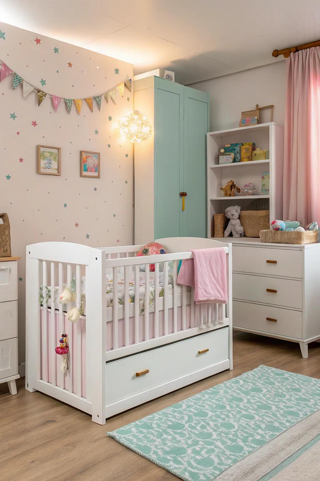 Furniture with multiple uses adapts as your child grows, giving durability.