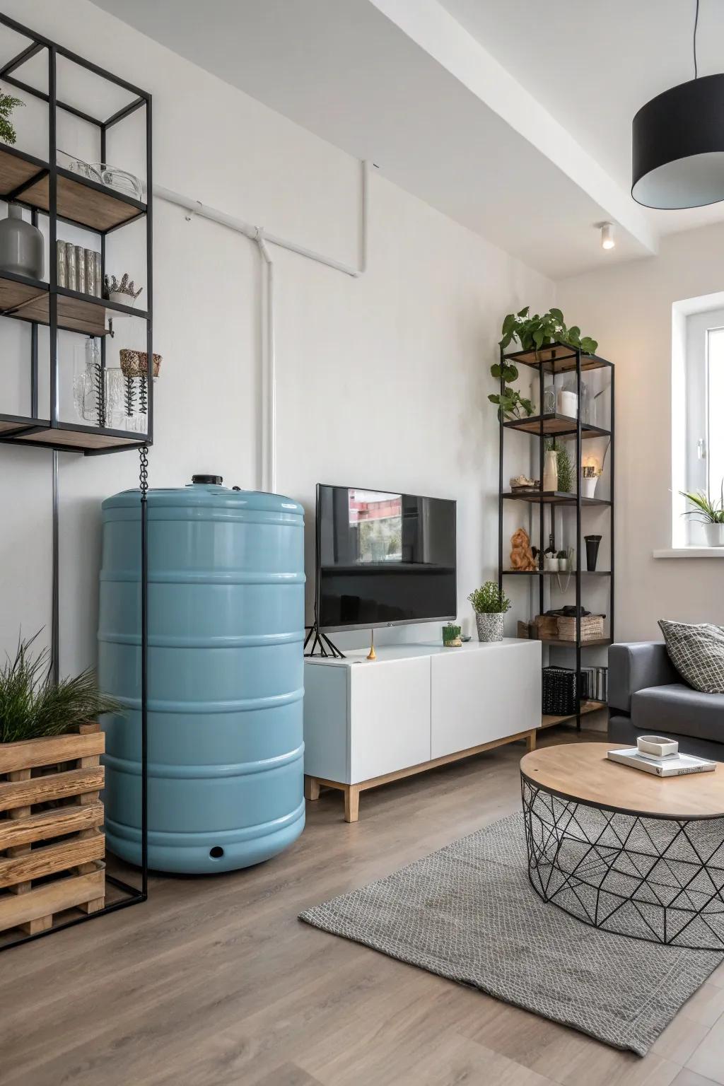 Foldable tanks are great for living spaces where space is tight.