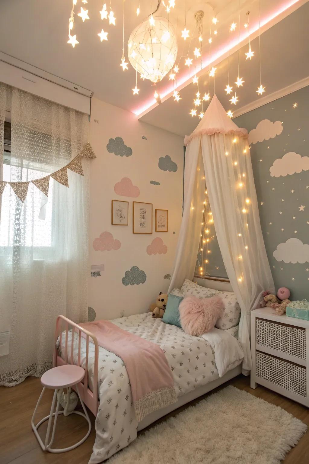 An imaginative fairy tale theme bringing dreams to realization.
