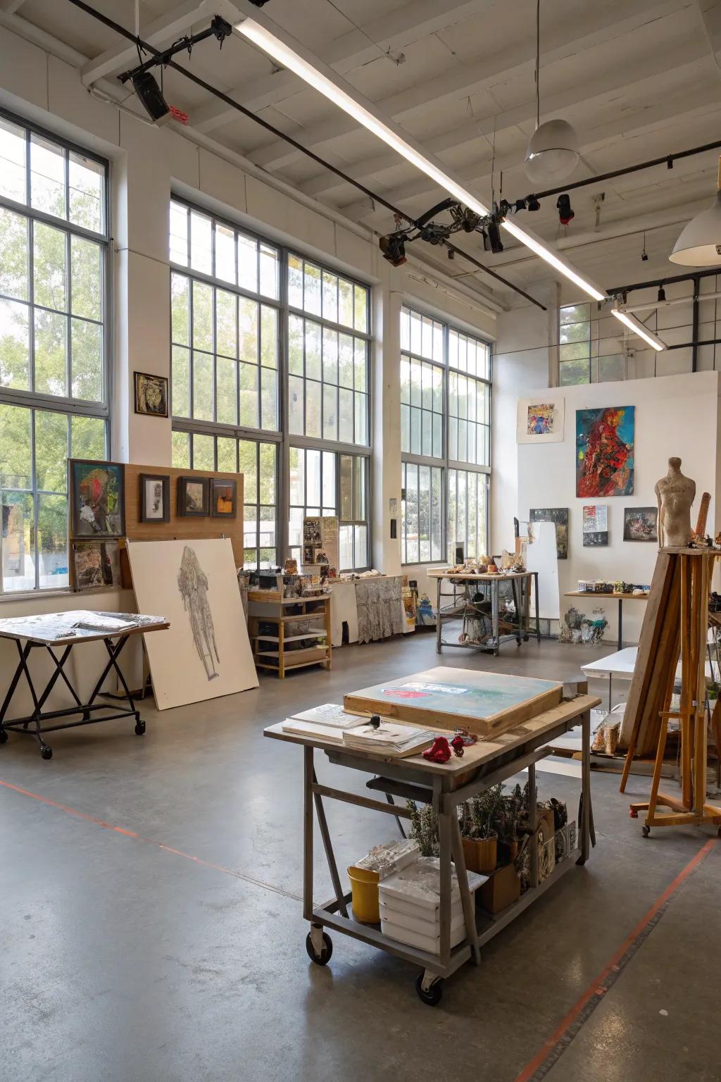 A space that grows alongside your art.