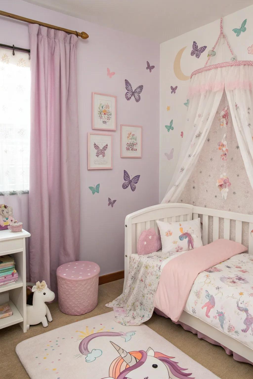 Styled accessories give the space charm and personality.