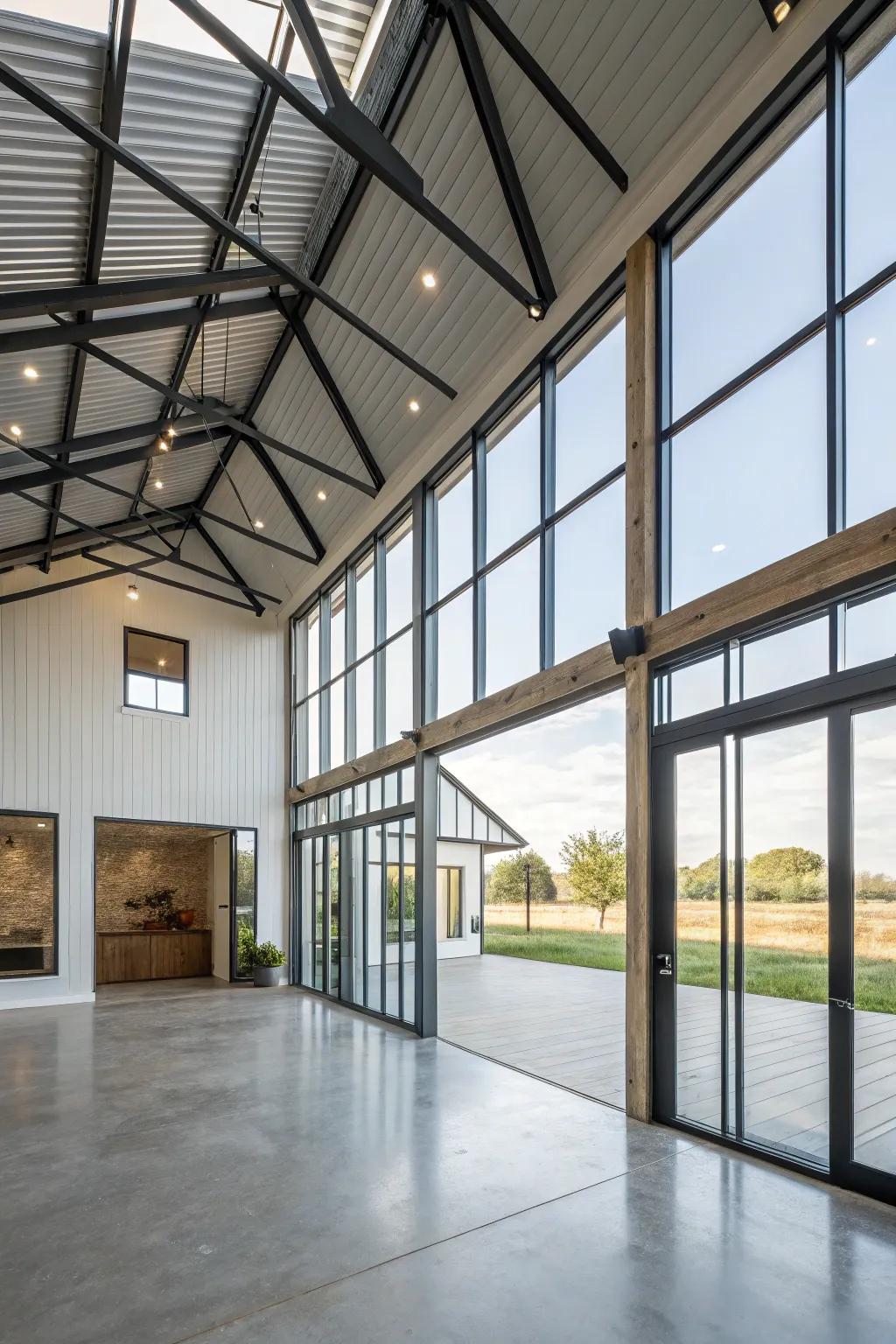Modern updates breathe new life into classic barn designs.