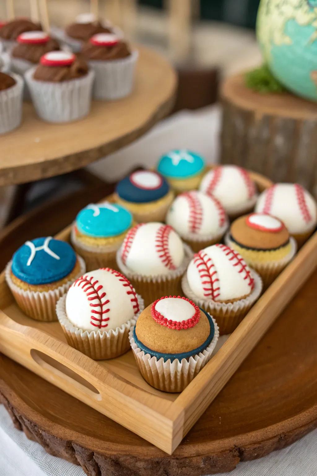 Grand slam bites that are ideal for a sport-themed gathering.