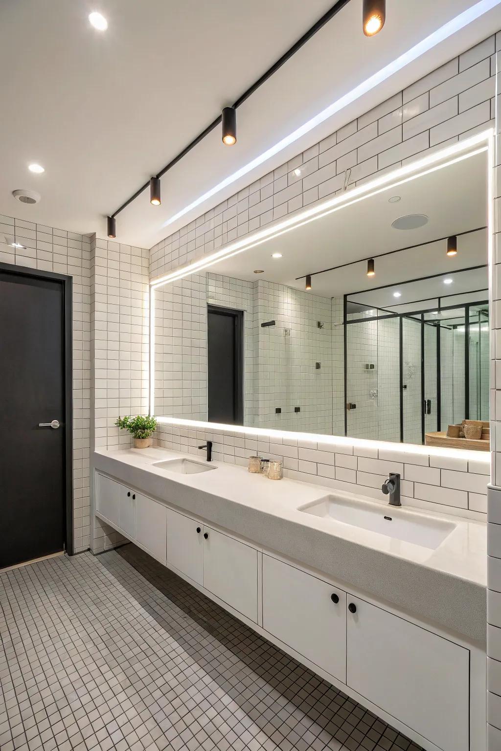 Linear light bars offer a sleek and useful lighting solution.