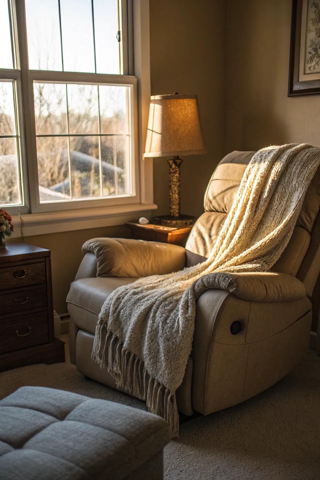 Recliners offer adjustable comfort and support for optimal relaxation.