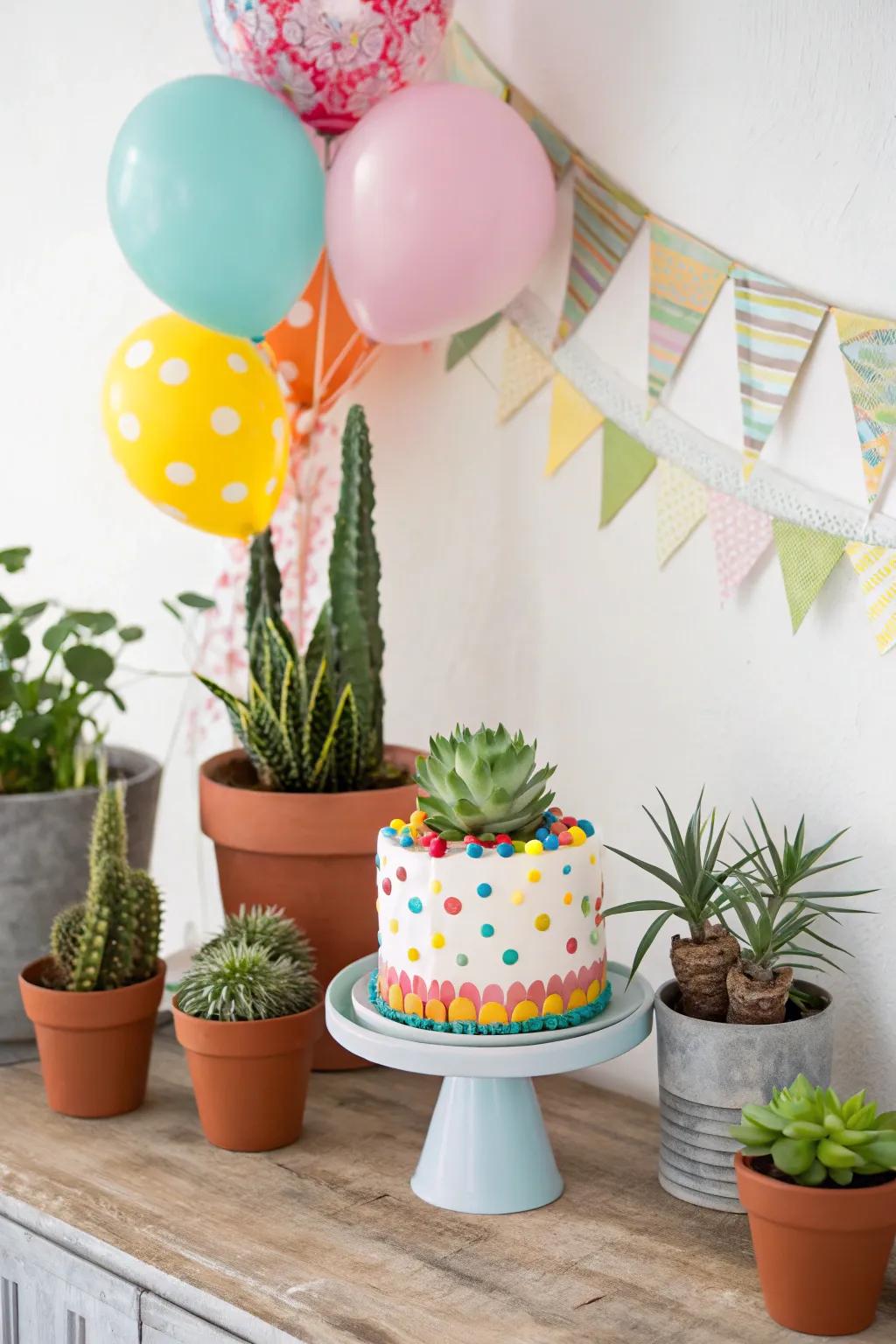 Nature-inspired decor offering a fresh environment