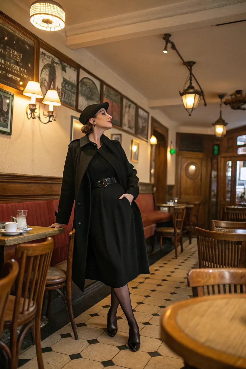 Channel classic Hollywood allure through an elegant Audrey Hepburn-inspired style.