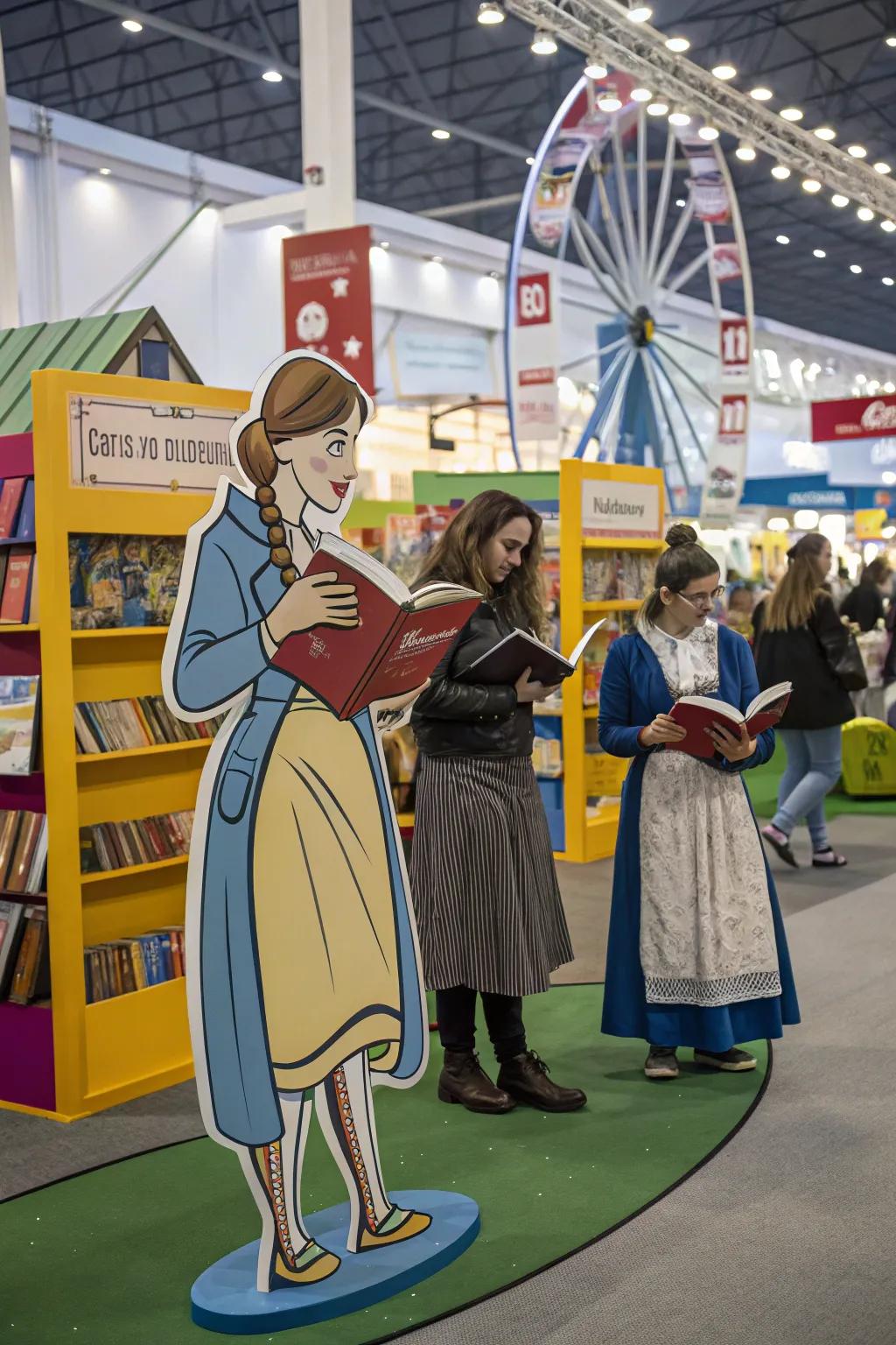 Cherished book characters come alive with life-size figures.