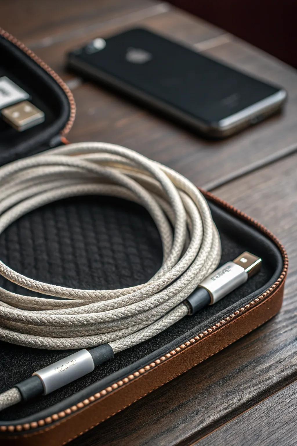Elevate your workspace with expertly crafted wire sleeves for impeccable cable management.