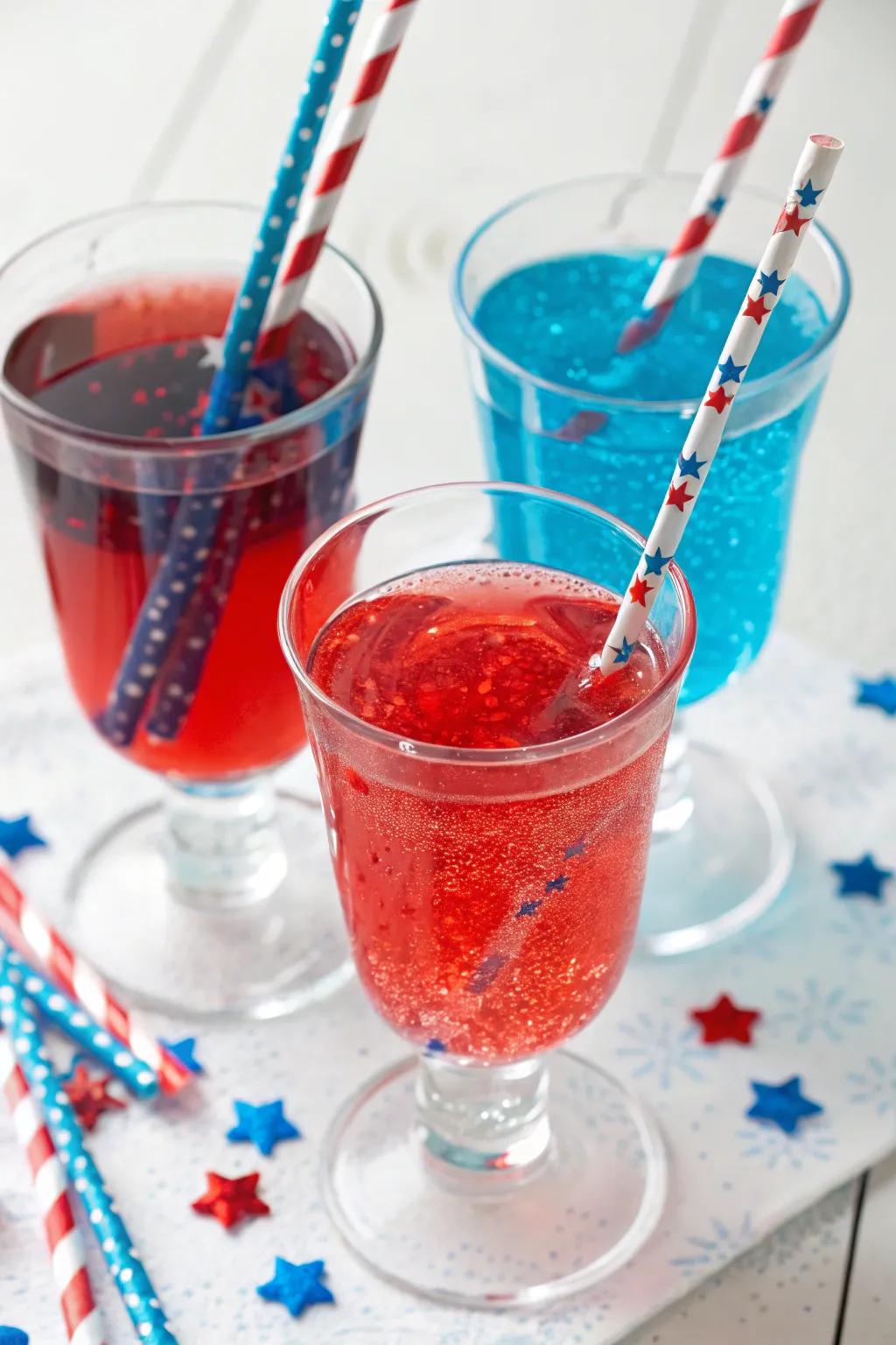 Themed drinks add a refreshing flair to the event.