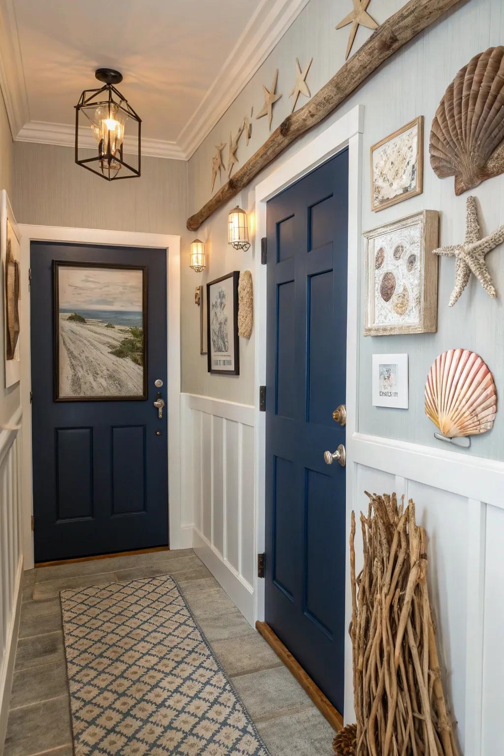 Maritime navy includes beauty to coastal styles.