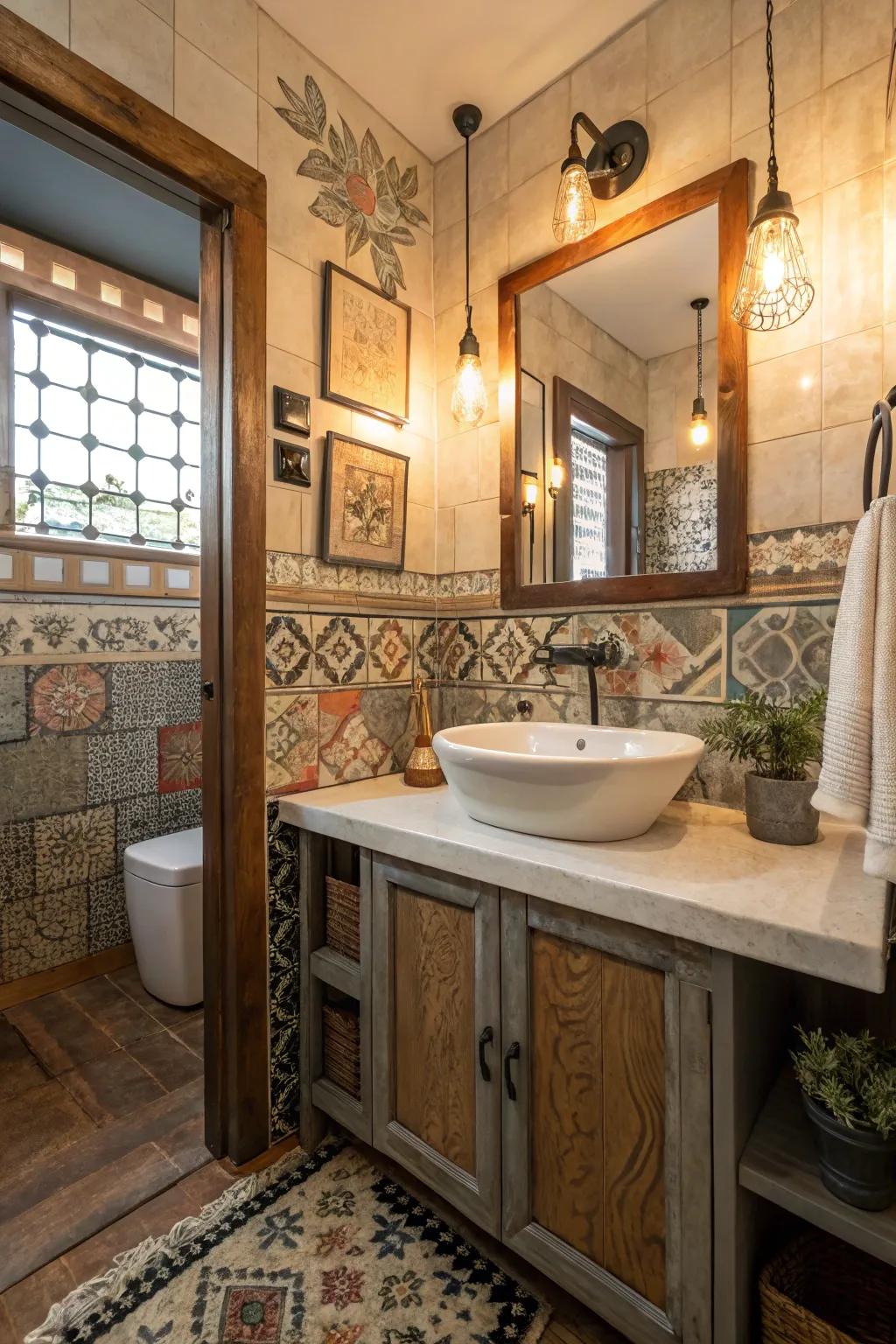 A harmonious blend of the old and the new.