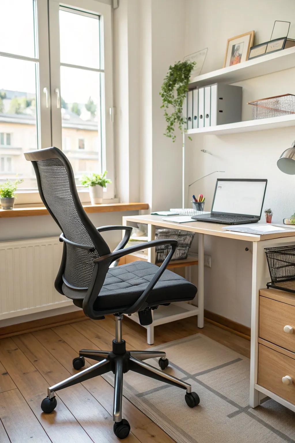 Ergonomic seating that fuses comfort with design.