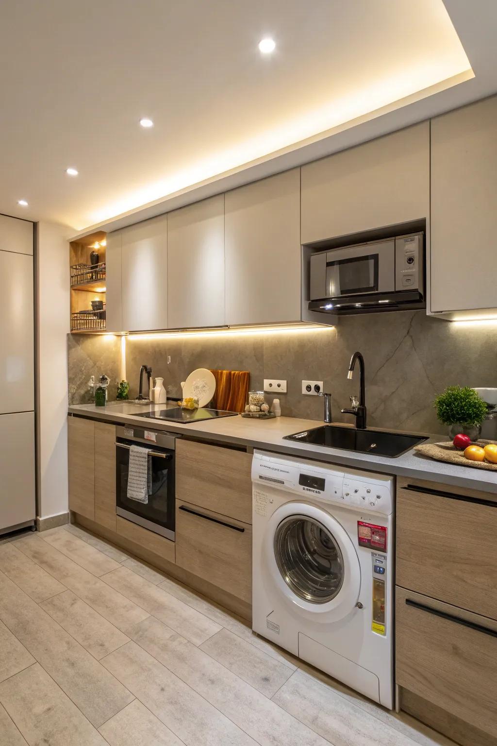 Clever appliance integration can optimize your kitchen design.