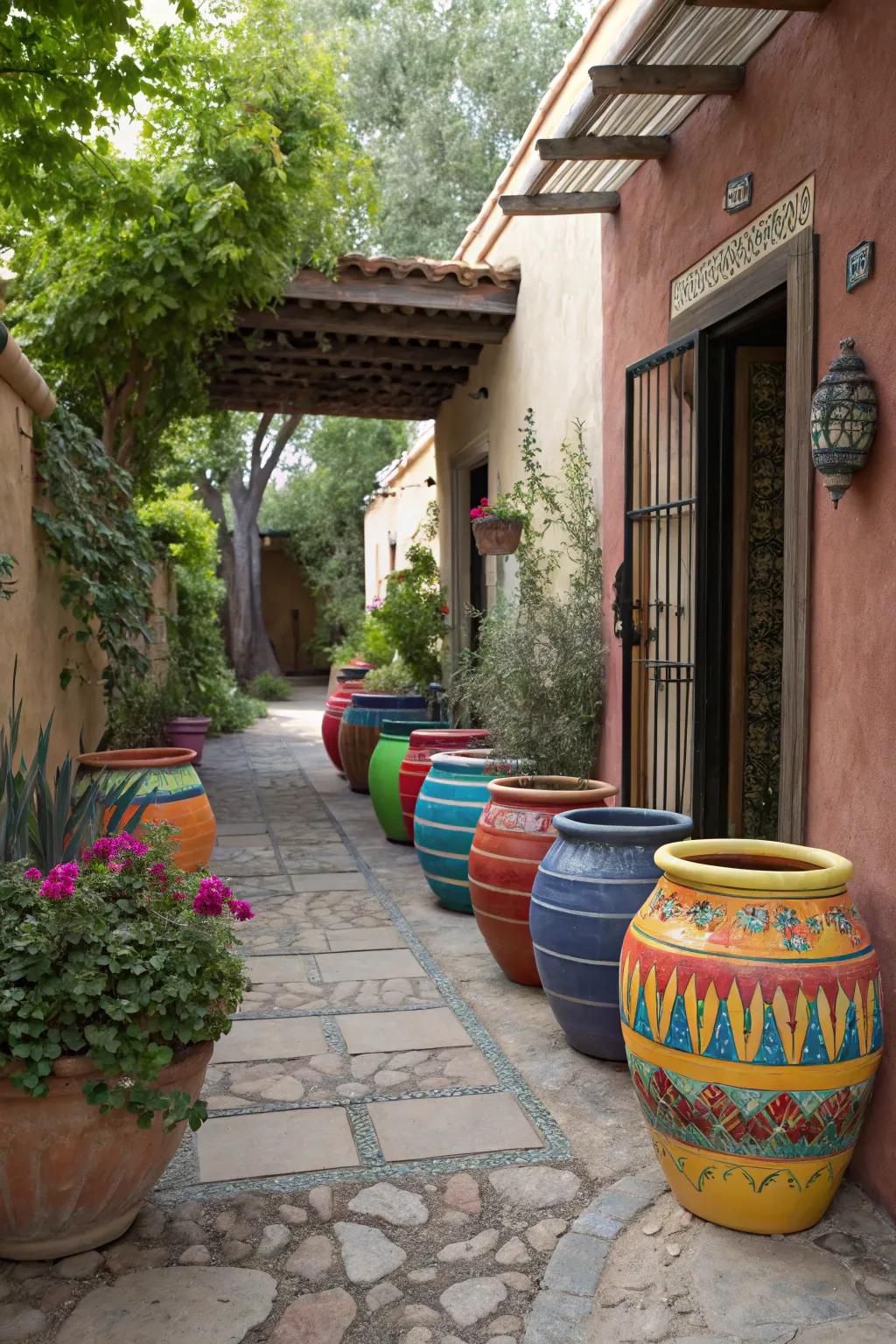 Express your style with pretty pots and flower holders.