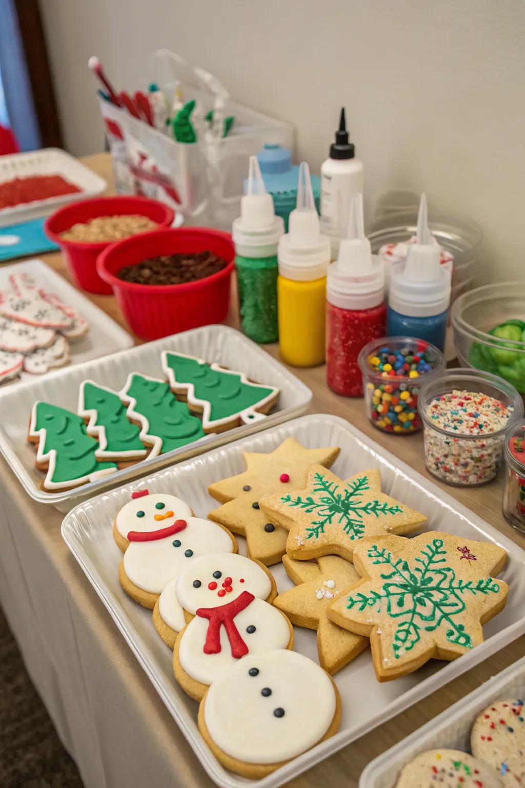 A treat decorating party is a joyous and fun gathering.