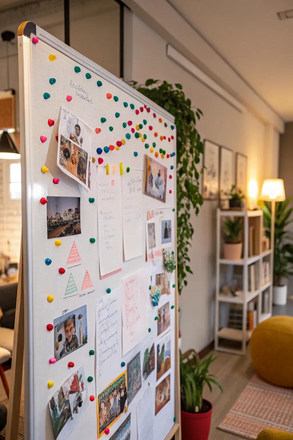 Design a personal space using different types of media.