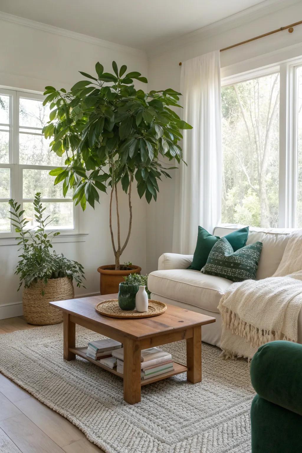 Bring nature inside with lush greenery. 🌿 #PlantLovers #NaturalDecor #GreenHome