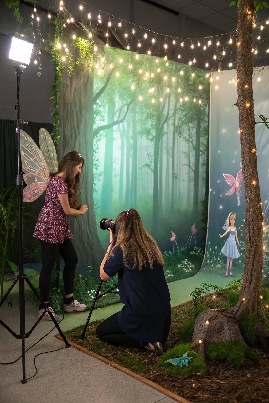 An enchanting backdrop sets the stage for a magical adventure.
