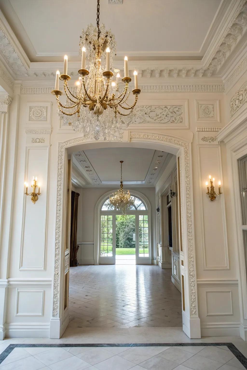 Achieve timeless elegance with classic ivory.