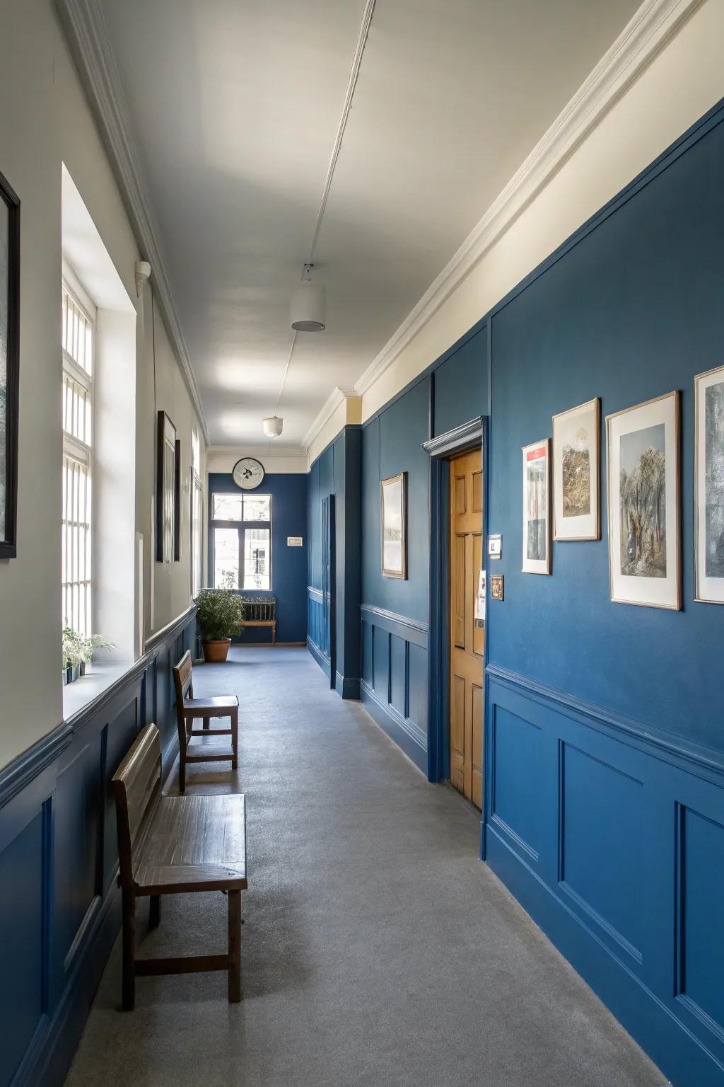 A striking color section adds personality.