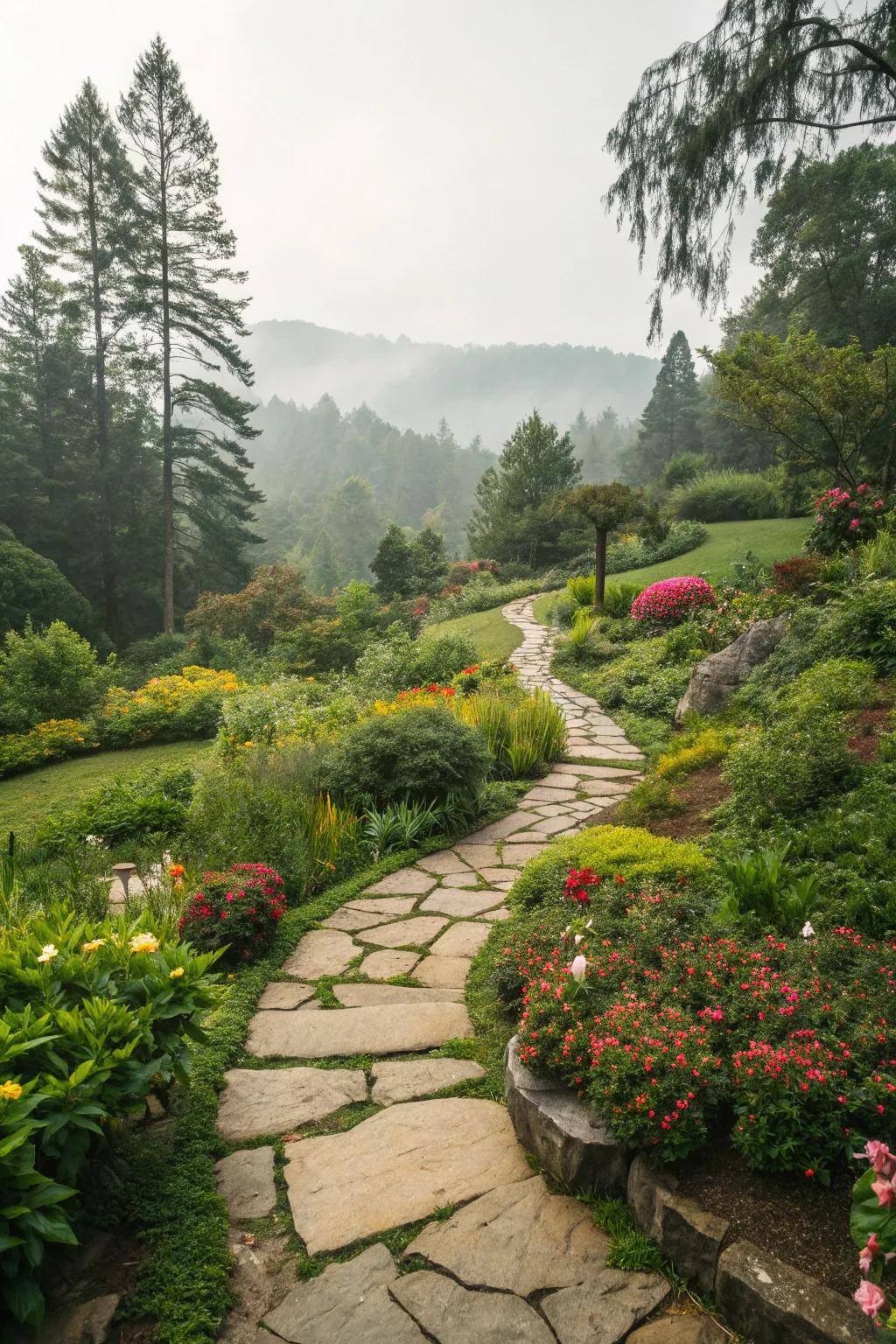 Walkways add direction and charm to any landscape design.
