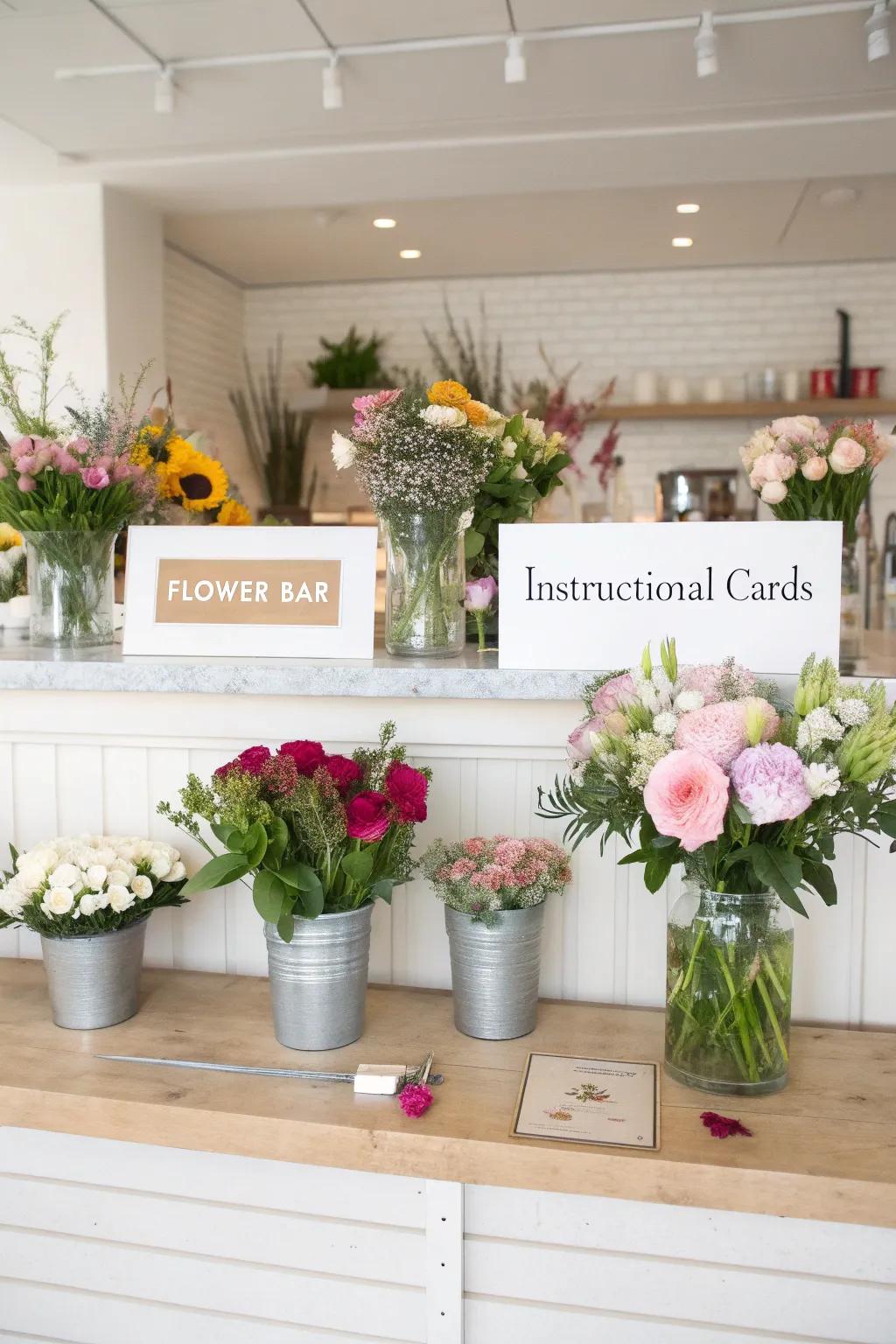 Helpful guides can improve the flower arranging experience.