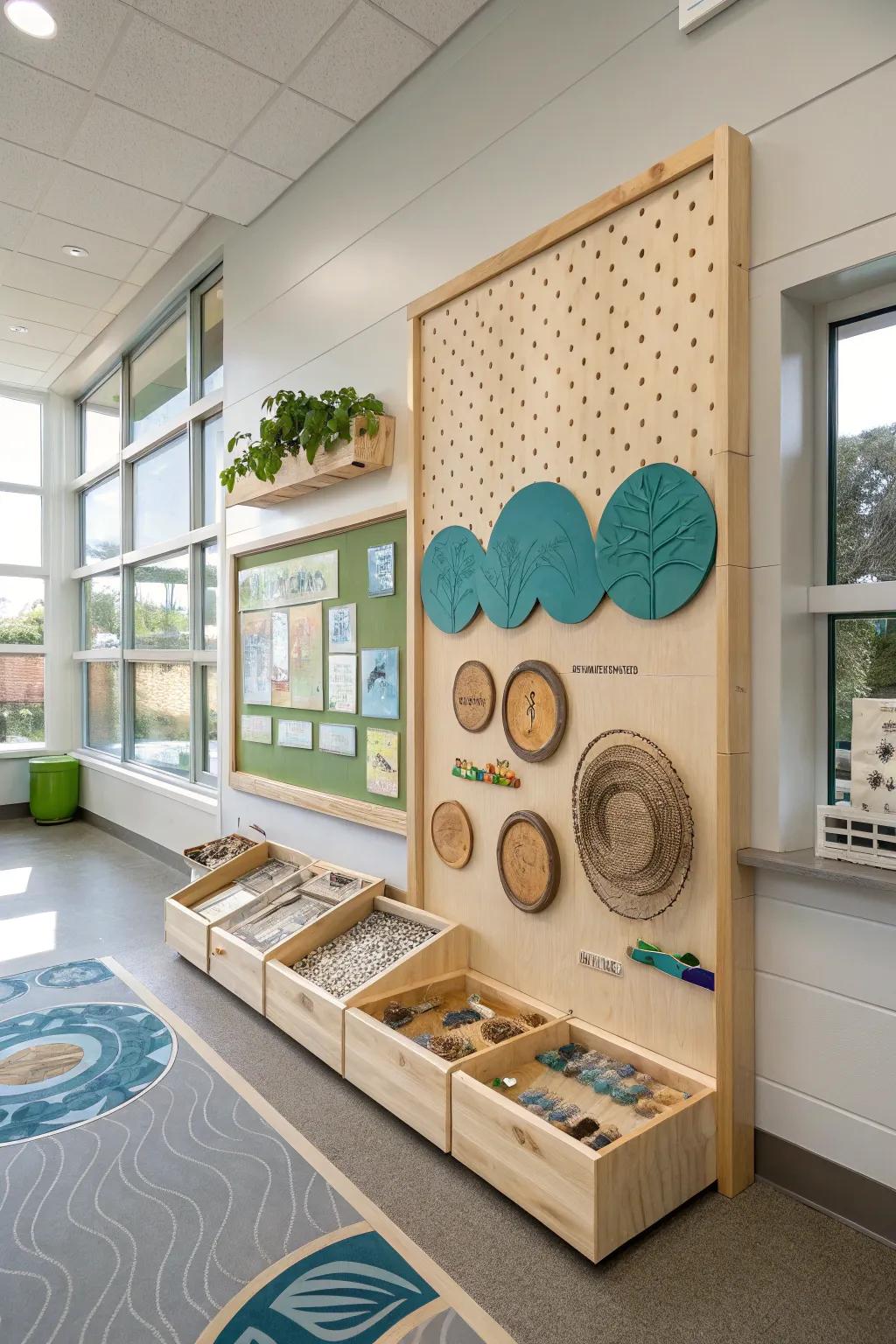 Transform curiosity into discovery using an interactive science corner. #ScienceInspiration #HandsOnLearning