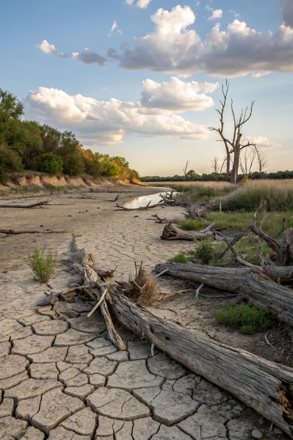 Riverwood imparts a natural, artistic touch to your dry streambed.