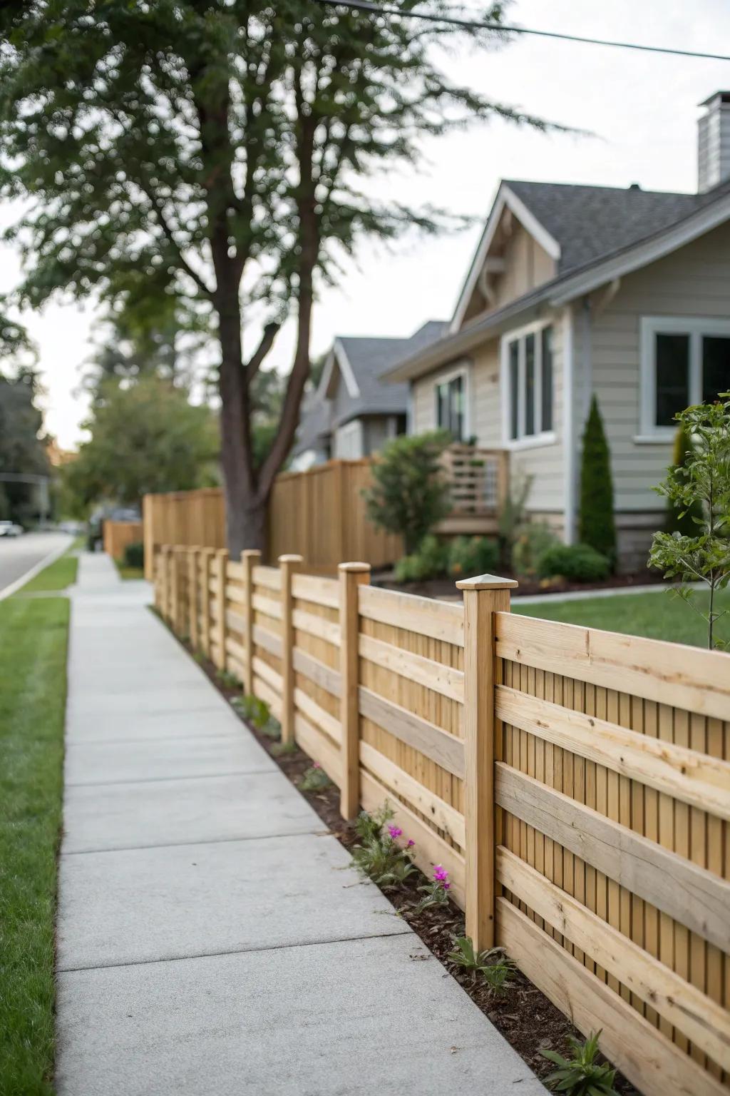 Simple and functional fences meld seamlessly with your home.