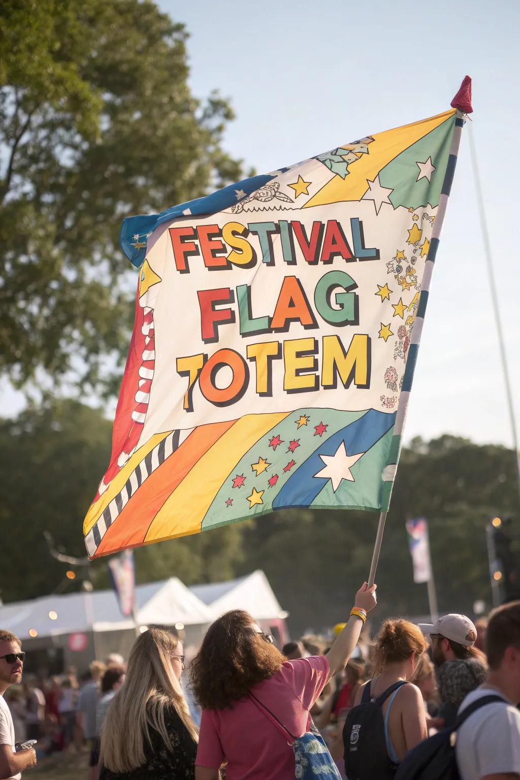 <strong><em>Flags that have funny sayings help friends stay together and have fun</em></strong>.&rdquo; loading=&rdquo;lazy&rdquo; class=&rdquo;pimg&rdquo;>
	</picture><figcaption><strong><em>Flags that have funny sayings help friends stay together and have fun</em></strong>.</figcaption></figure>
<p>Wave a flag that has a funny saying or an inside joke that only your friends would get. This is a great way to make sure your group stays together. One time, I used a flag that said, &lsquo;Where&rsquo;s Waldo?&rsquo; but it had our friend&rsquo;s face on it.</p>
<h3>Possibly helpful picks:</h3>
<ul class=