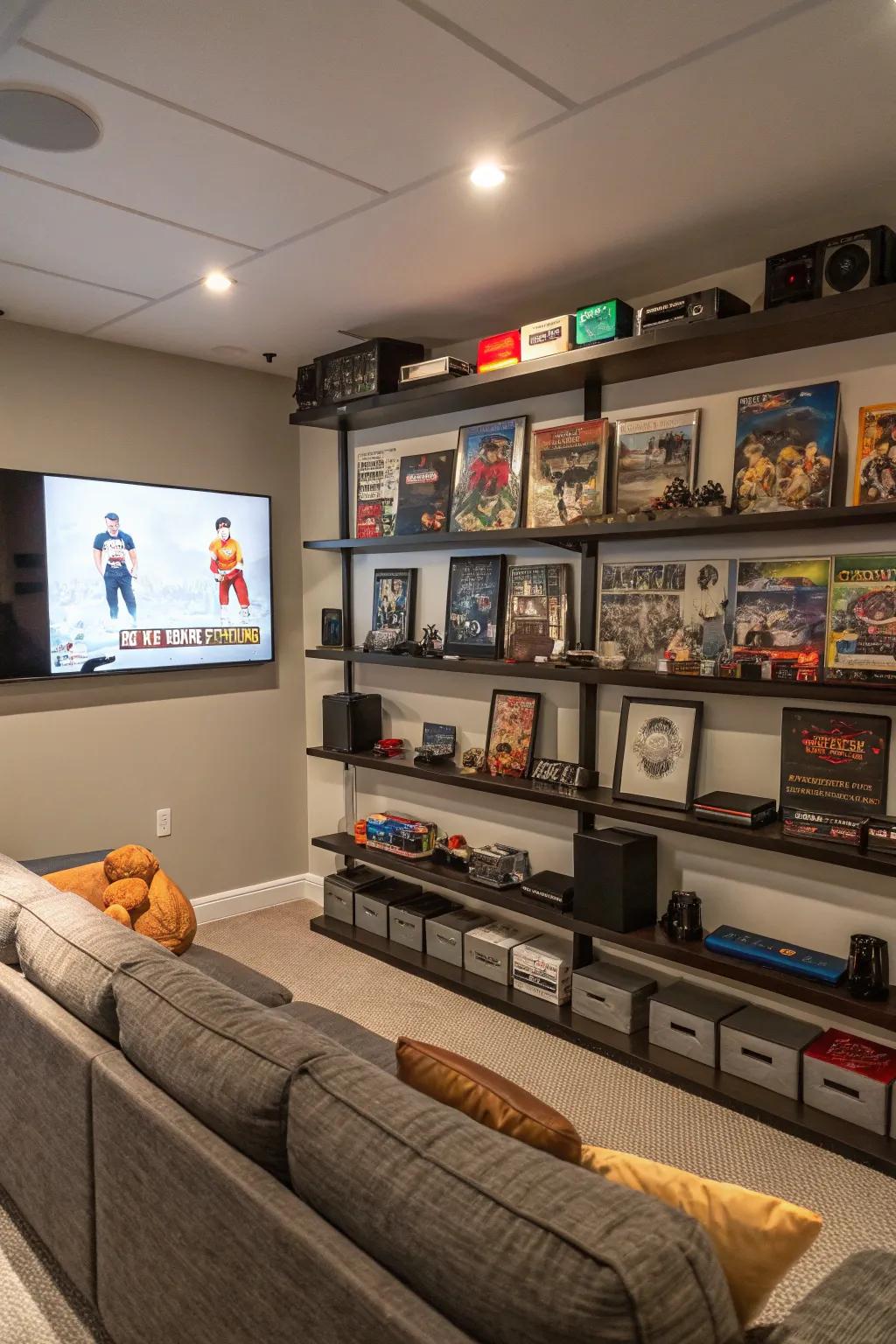 Valuables add personal flair to your gaming space.