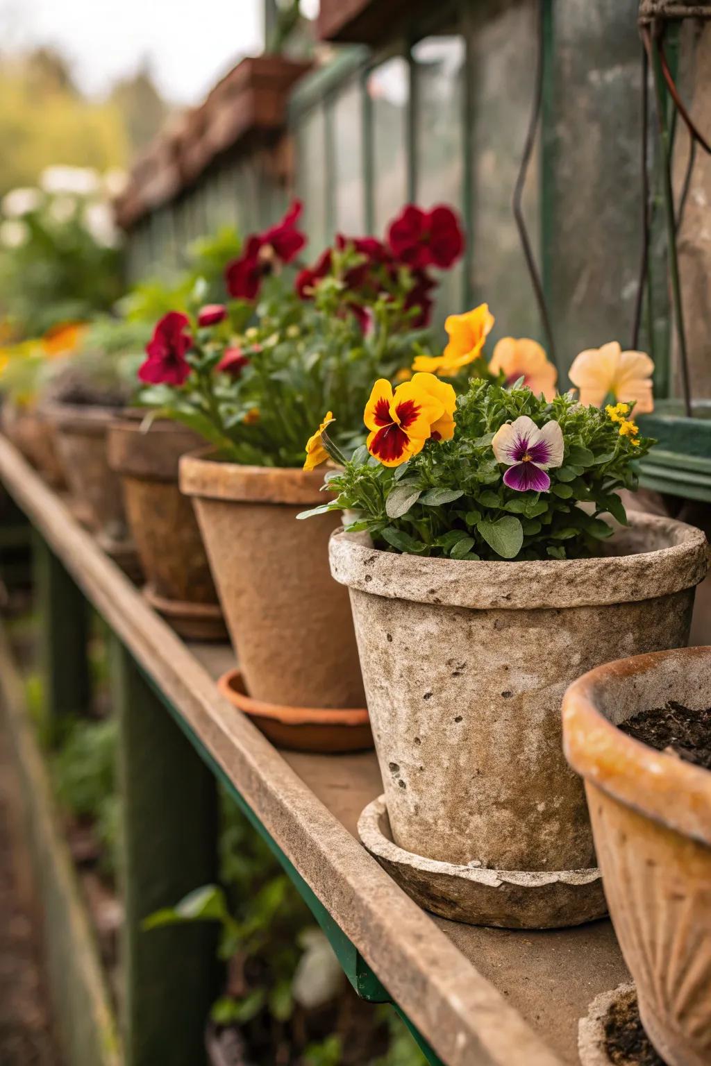 Earth-friendly pots that are great for sustainable gardening.