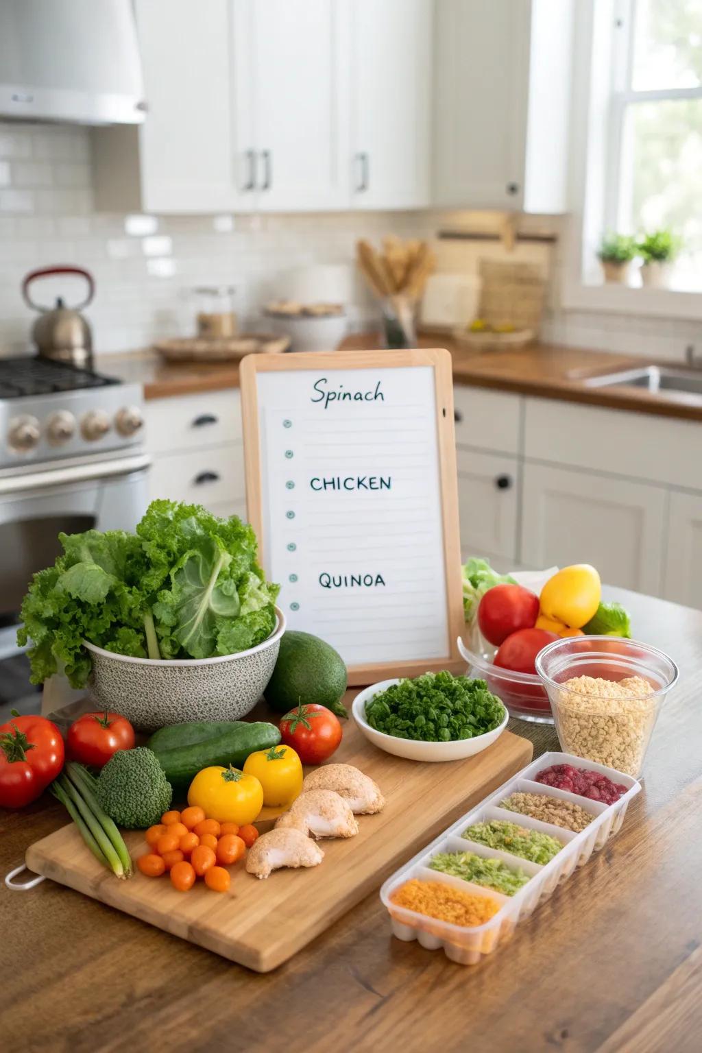 A health-oriented list guides your purchasing toward nutritious options.