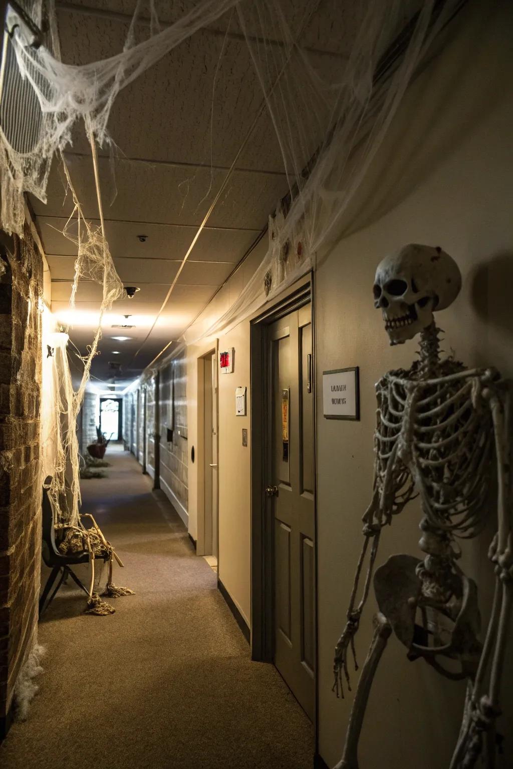 Construct a spine-chilling homemade haunted attraction.