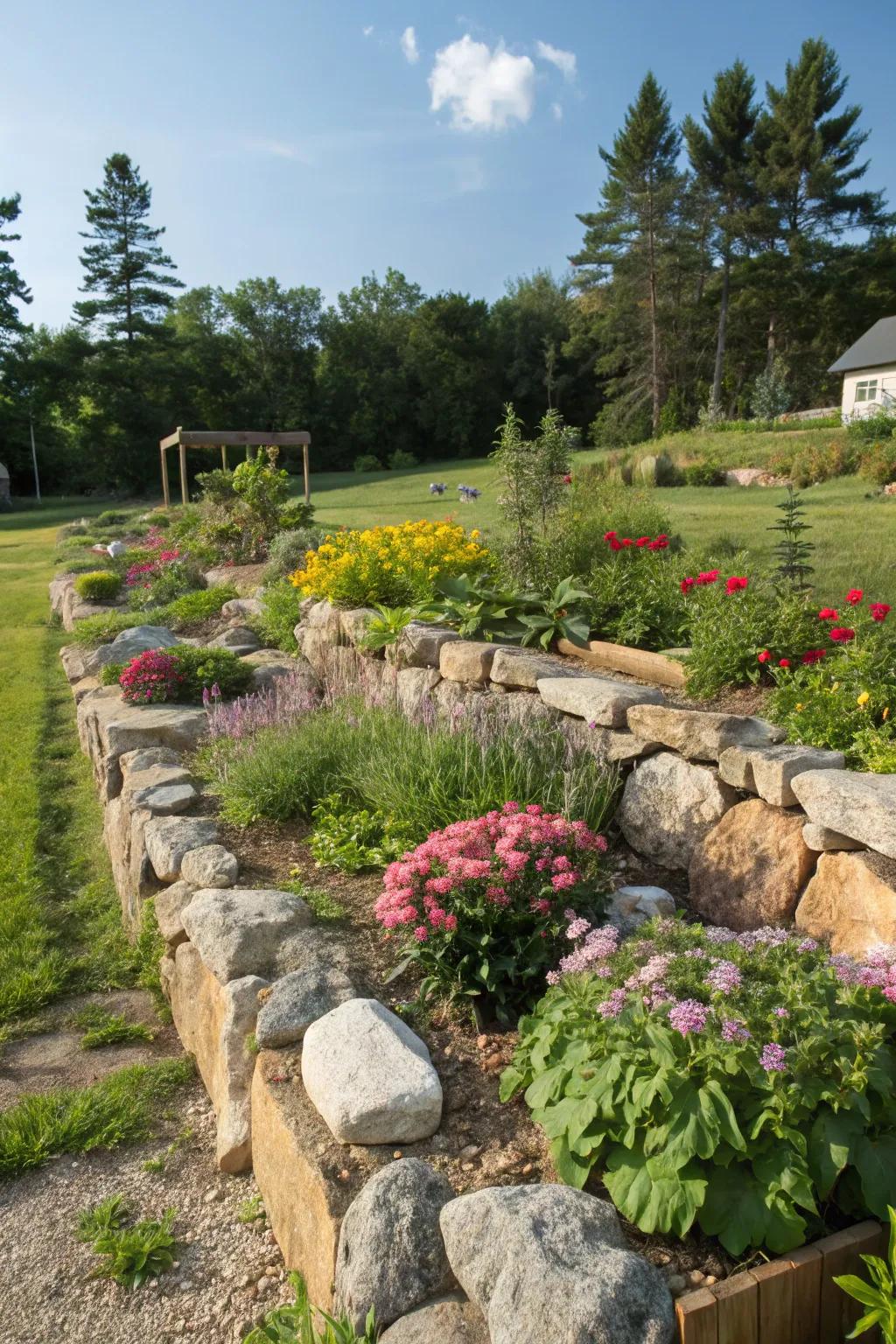 Your garden plan gains structure and variety from elevated beds.