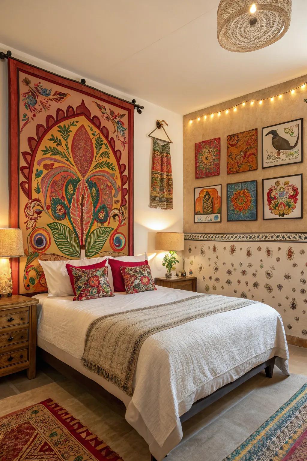Indian craftwork adds color and stories to your environment.