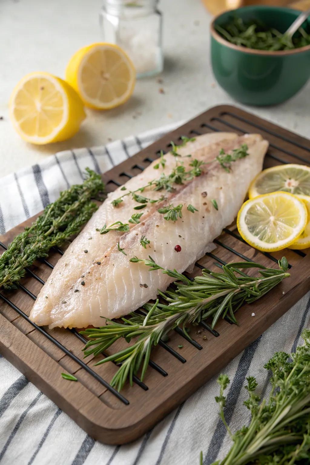 Herb-infused grilling planks provide a sophisticated touch and extra flavor to indoor BBQs.