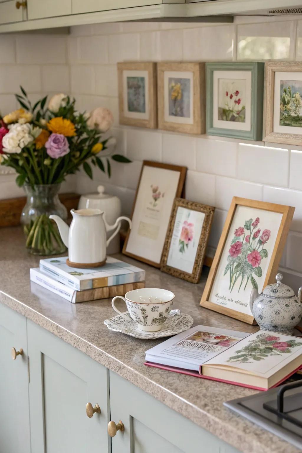 Personal touches that add warmth and character.