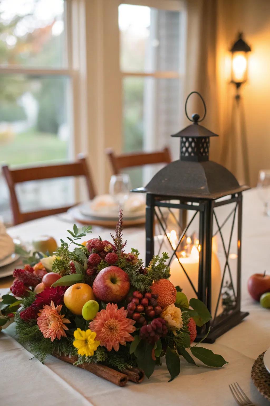 Lanterns used as focal points offer revitalizing and sophisticated highlights.