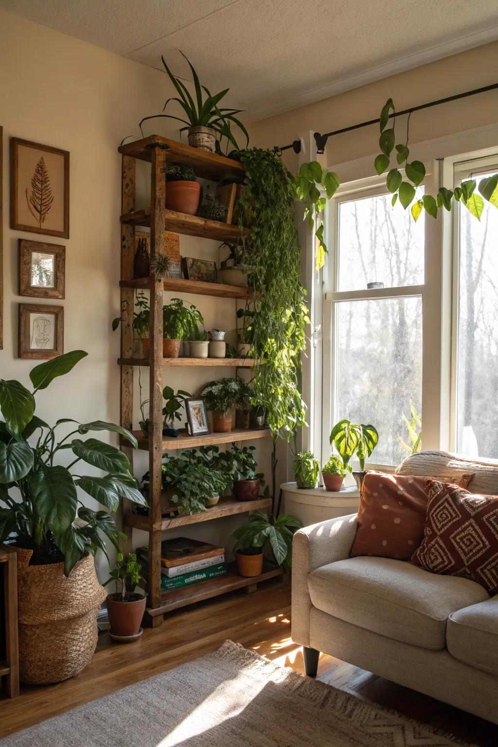 Natural elements breathe life into farmhouse decor.