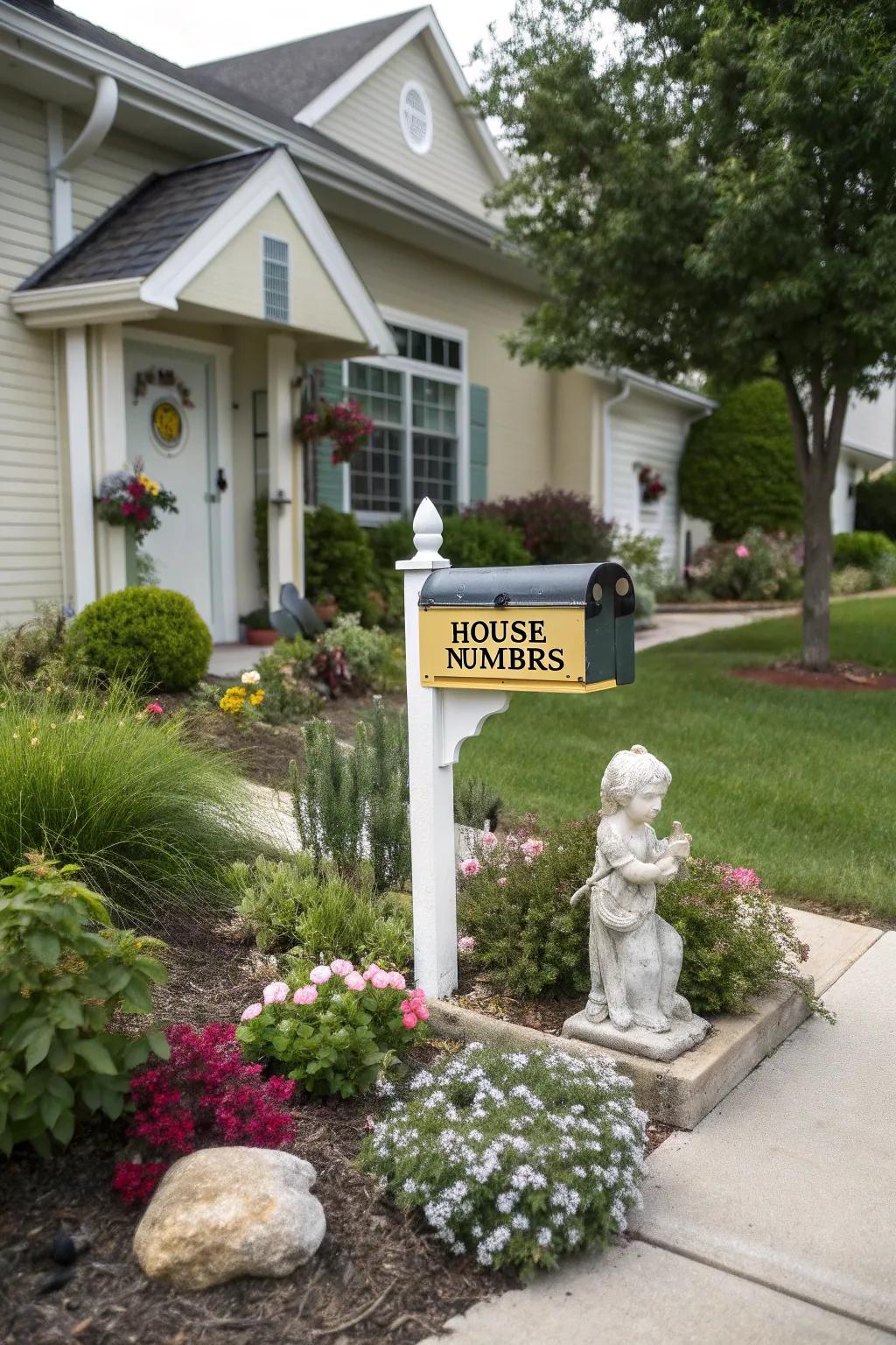 Make your mailbox pop with captivating accent pieces.